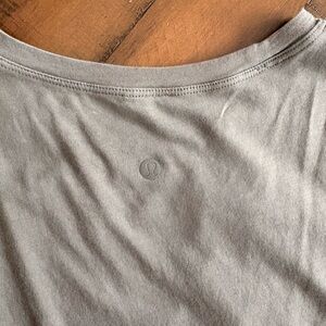 lululemon athletica Charcoal Short Sleeve Tee
